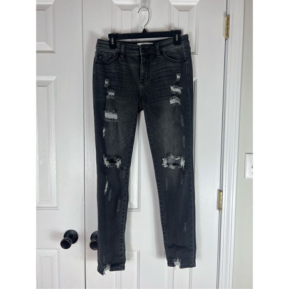 Kancan Womens Womens Black Jeans Size 7/27